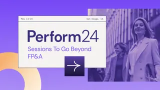 Perform24 sessions to go beyond FP&A