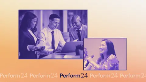 images of attendees enjoying Perform24.