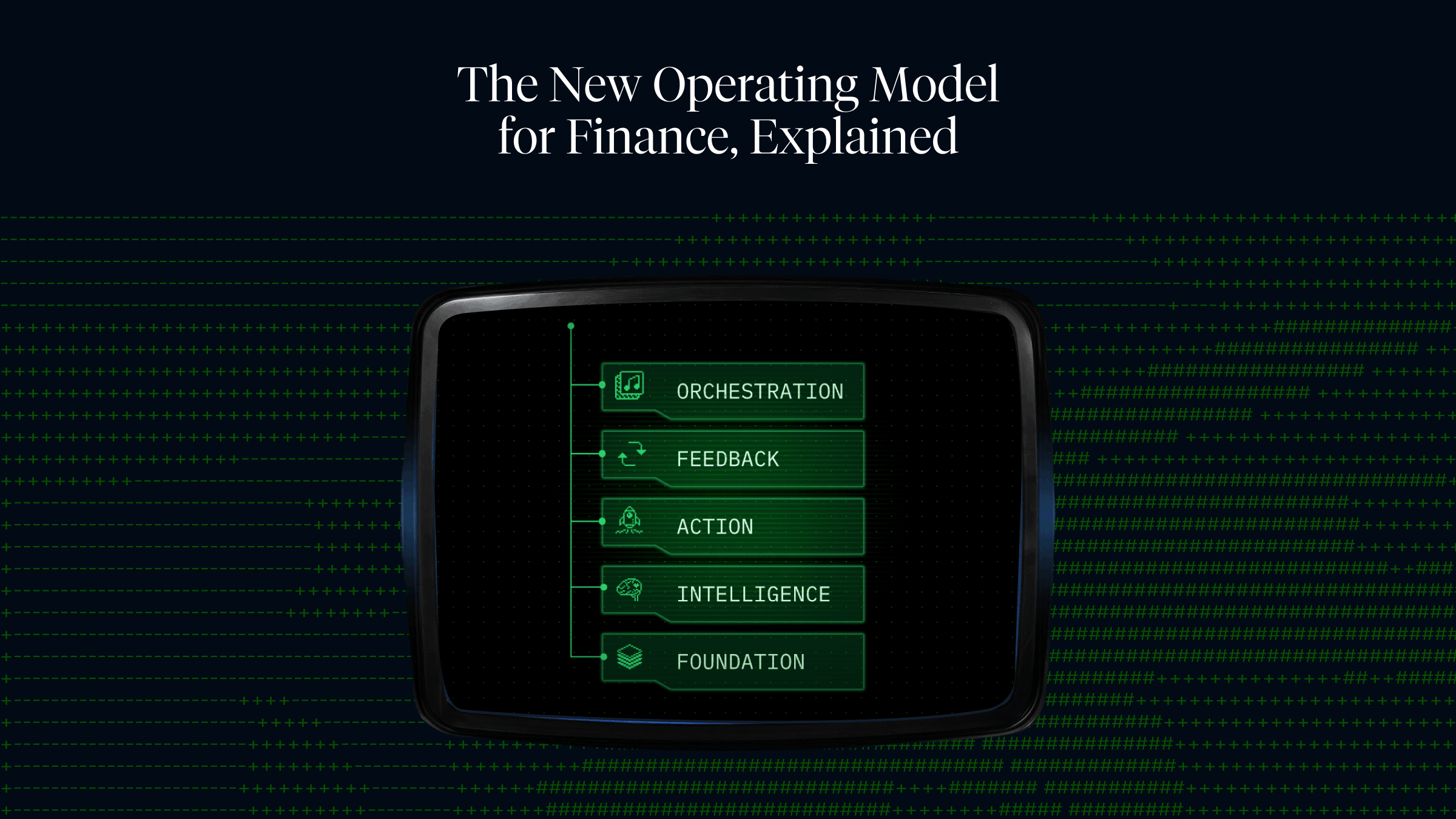 The New Operating Model for Finance, Explained