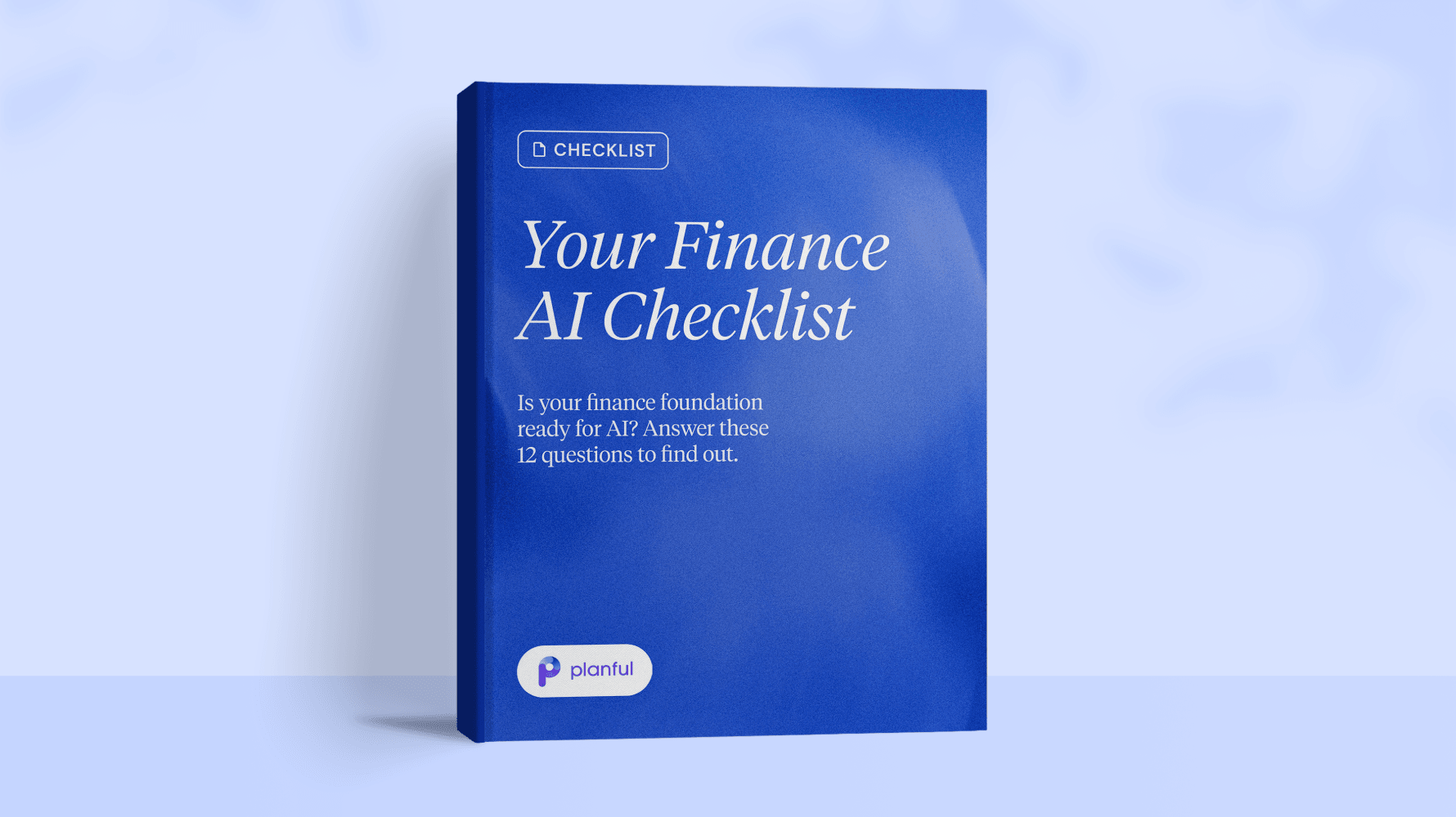 Your Finance AI Checklist